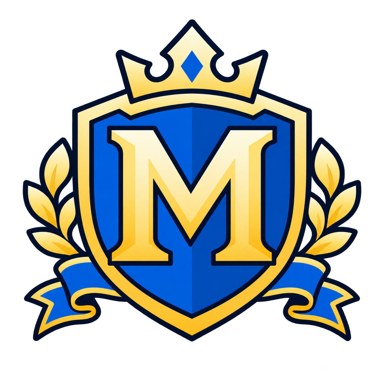 Milloria’s gold and blue crest