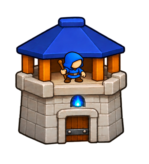 Three ordinary tiers, then a specialization — development artwork